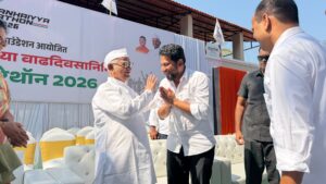राळेगणसिद्धी मध्ये कन्हैया मॅरेथॉन २०२६’ उत्साहपूर्ण वातावरणात संपन्न